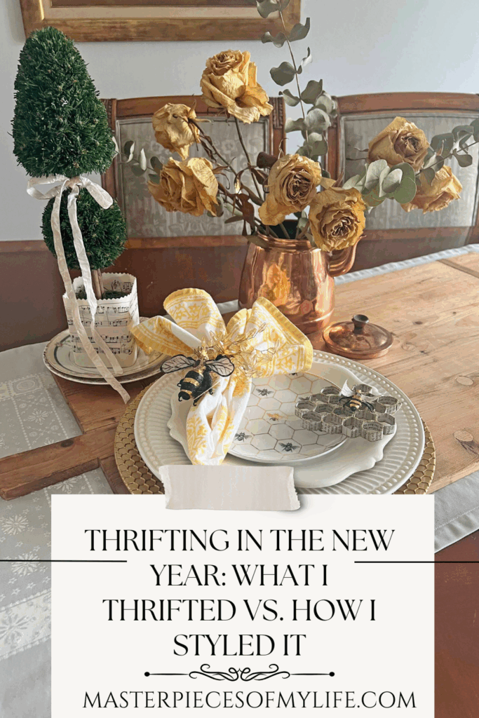 Thrifting in the new year: what I thrifted vs. how I styled it Pinterest