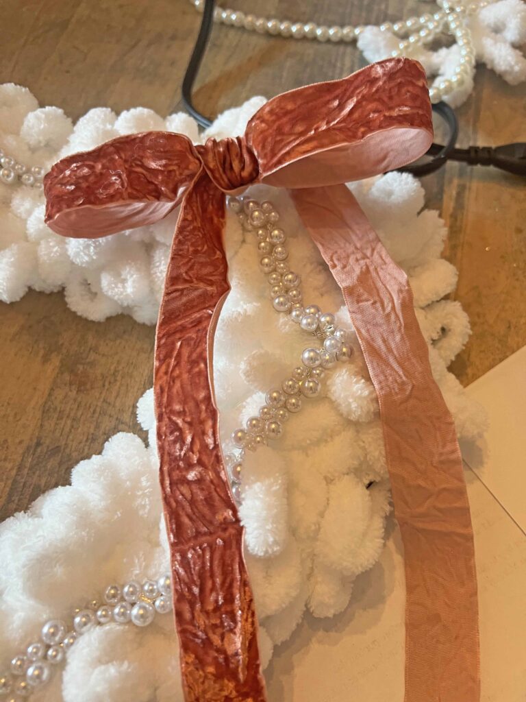 Valentine's Craft: Pearly White Heart Wreath DIY