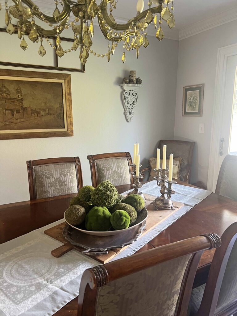 winter decor with Valentine's Decor: Heart Topiary Vignette