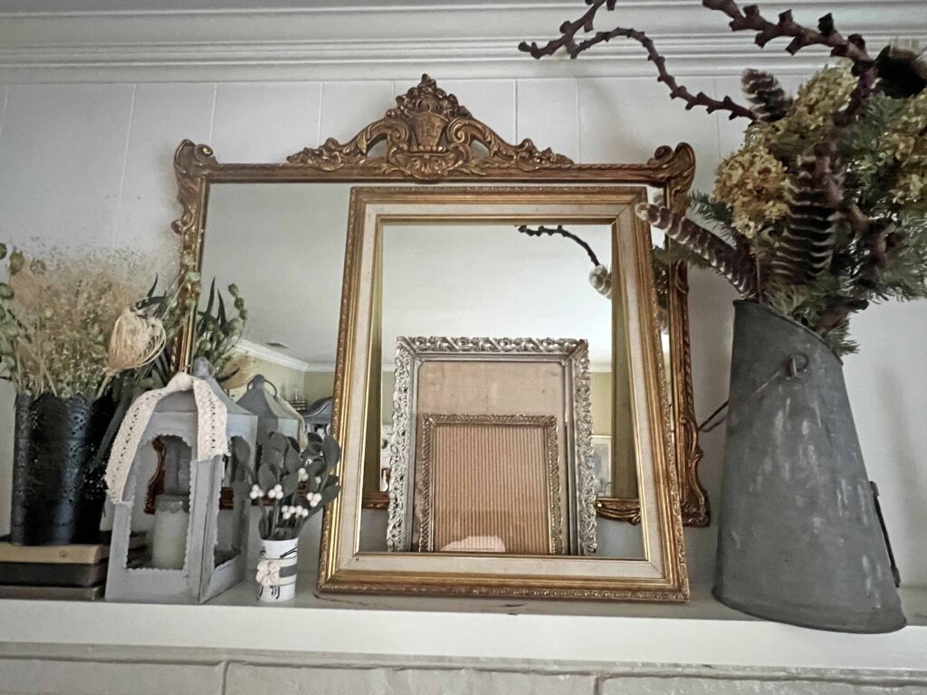 winter decor with Valentine's Decor: Heart Topiary Vignette