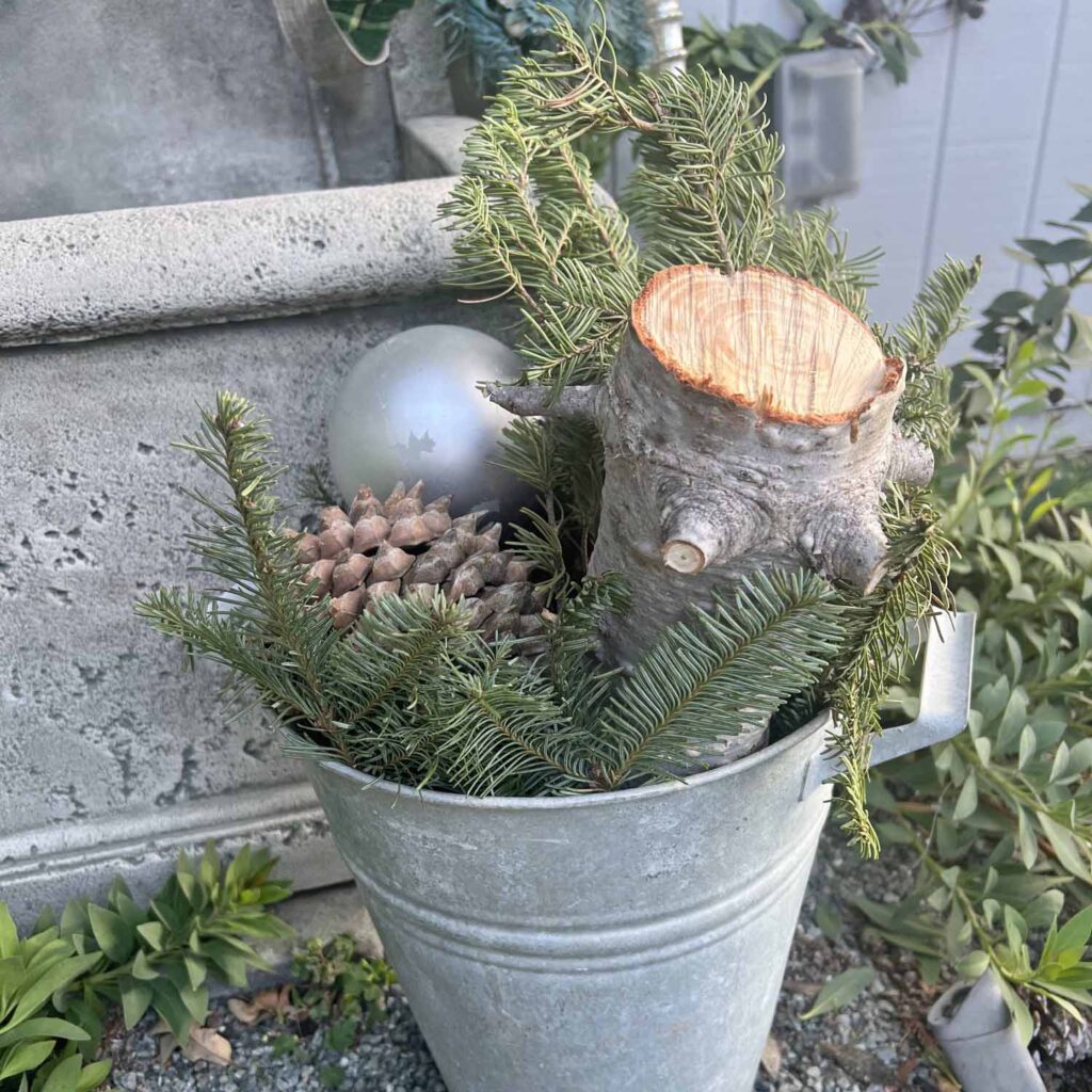 how to lean into nature for winter decor