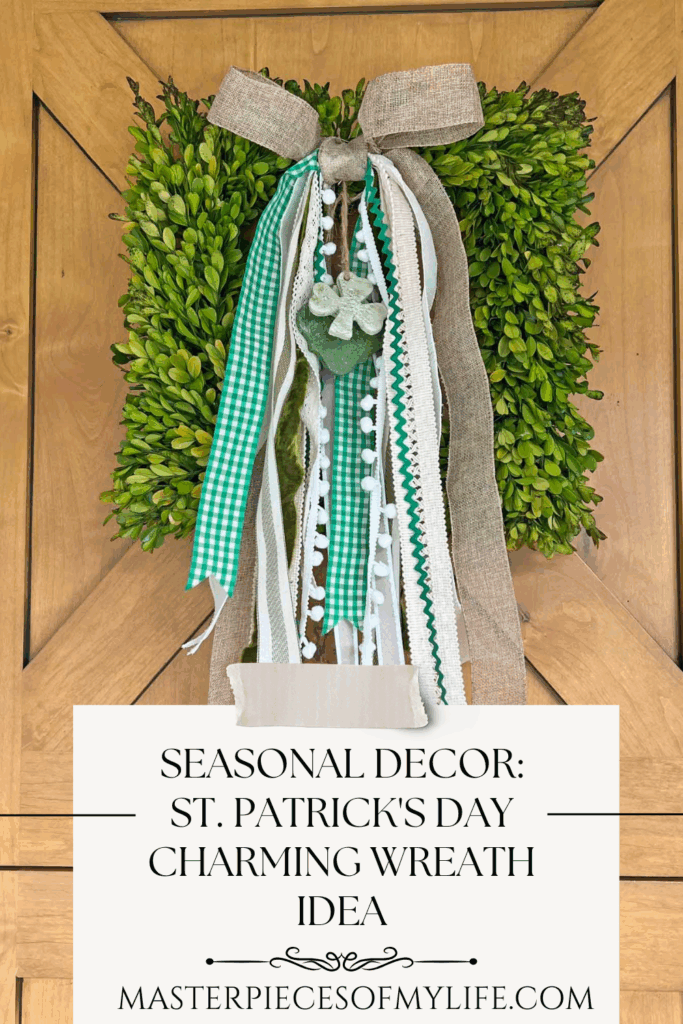 Seasonal Decor: St. Patrick's day charming wreath Pinterest