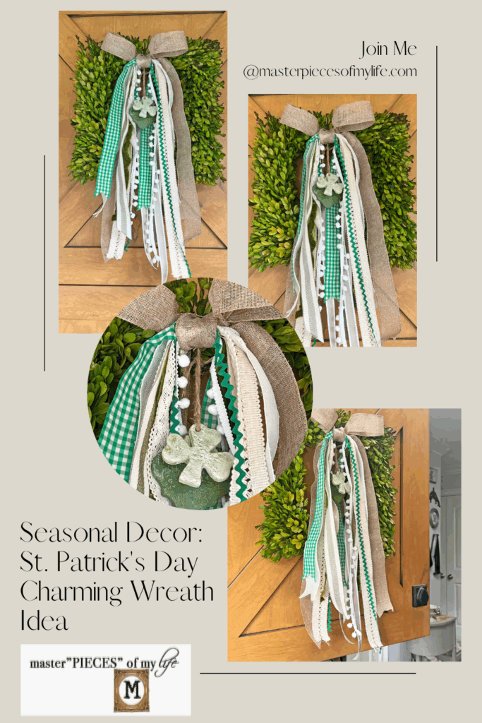 Seasonal Decor: St. Patrick's day charming wreath Pinterest