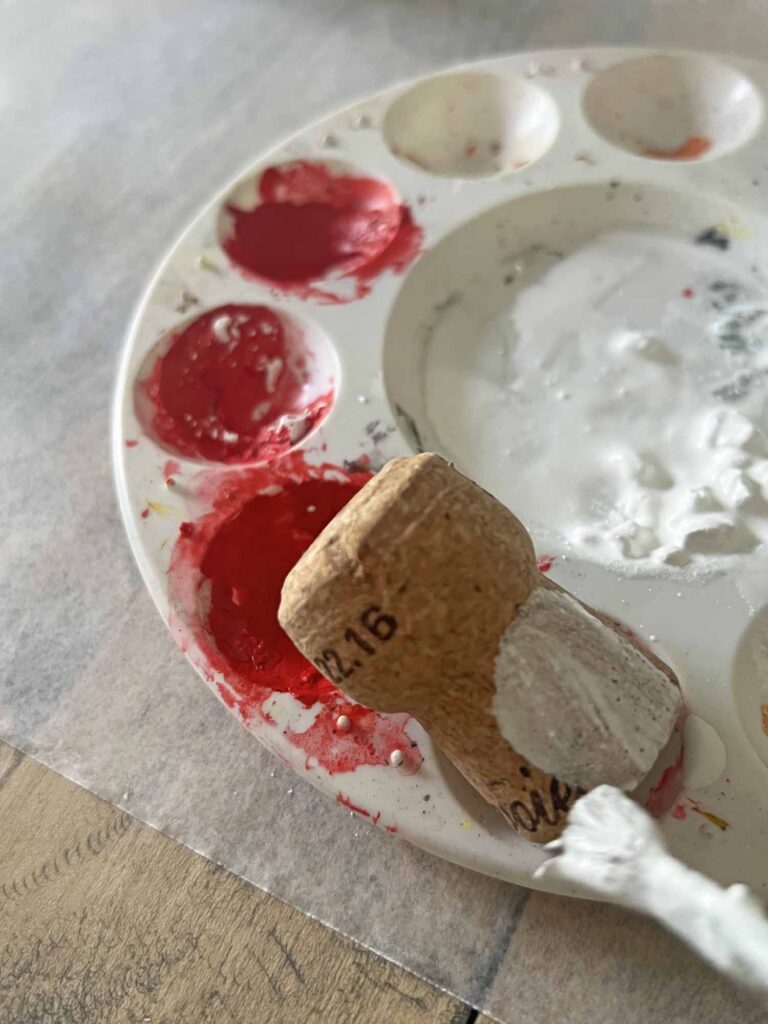 Champagne cork mushroom craft DIY