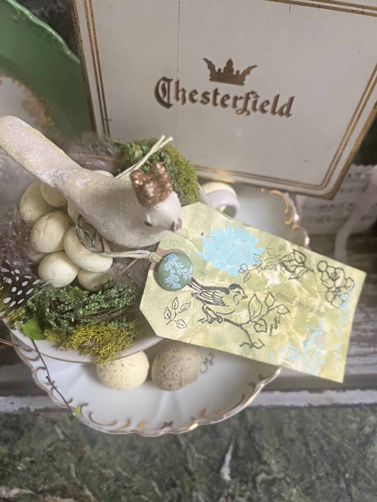 styling tips to transform thrifted porcelain pieces into Spring decor