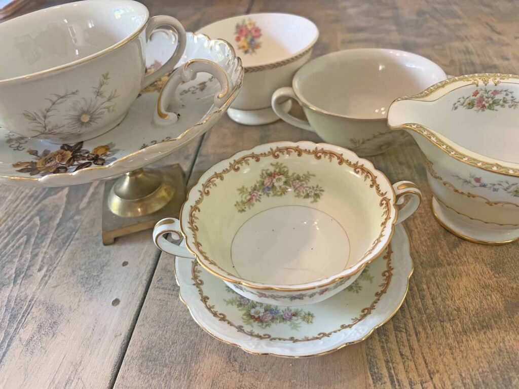 thrifted porcelain finds