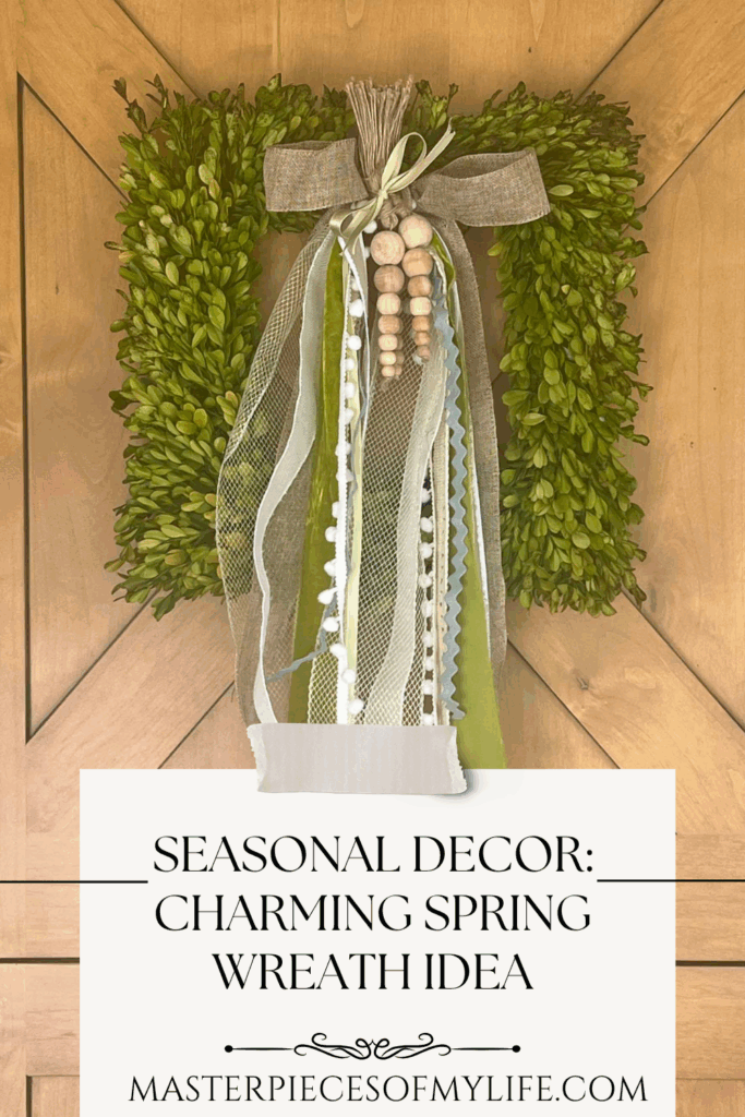 Seasonal decor: Easter charming spring wreath idea Pinterest