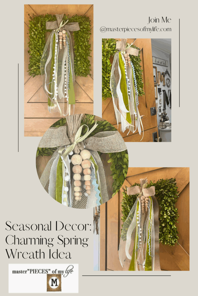 Seasonal decor: Easter charming spring wreath idea Pinterest