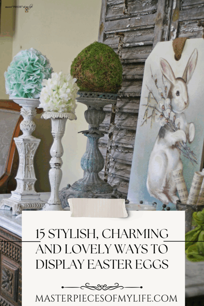 15 stylish, charming & lovely ways to display Easter eggs Pinterest