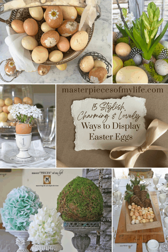 15 stylish, charming & lovely ways to display Easter eggs Pinterest