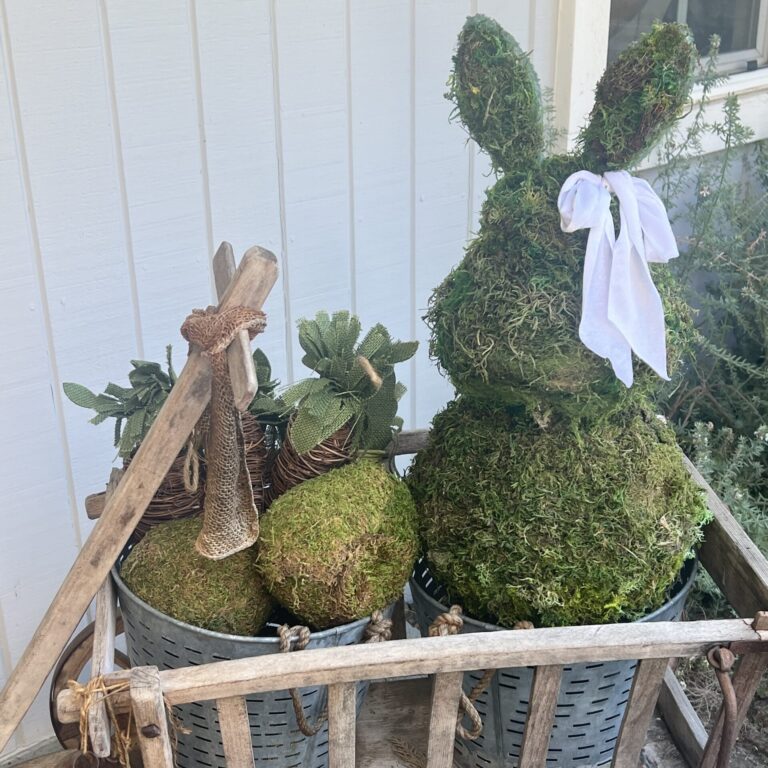 How to Decorate a Vintage Goat Cart for Easter