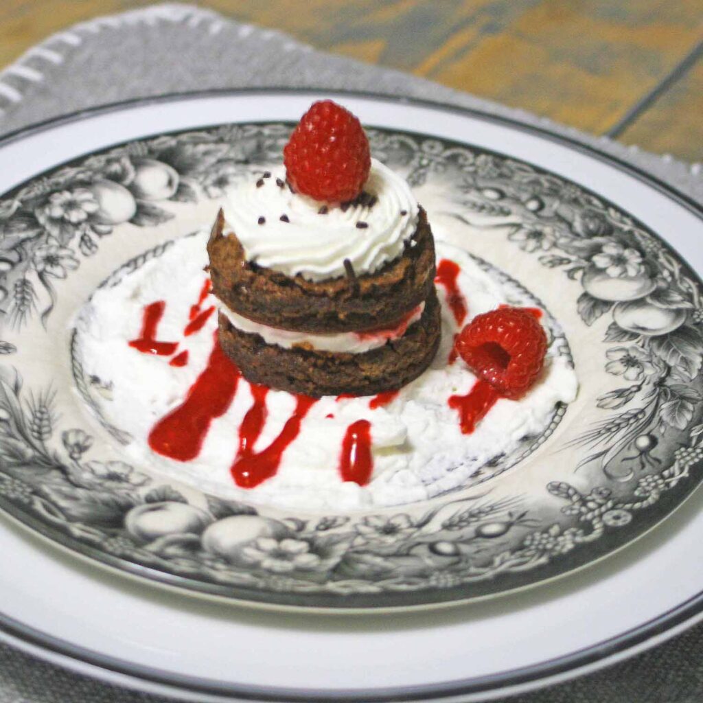 easy fancy stacked brownie dessert recipe