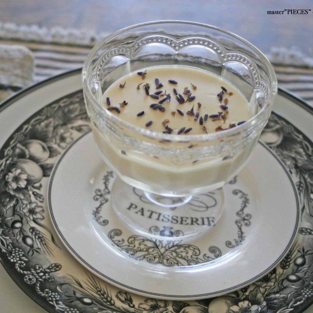 lavender honey posset dessert recipe