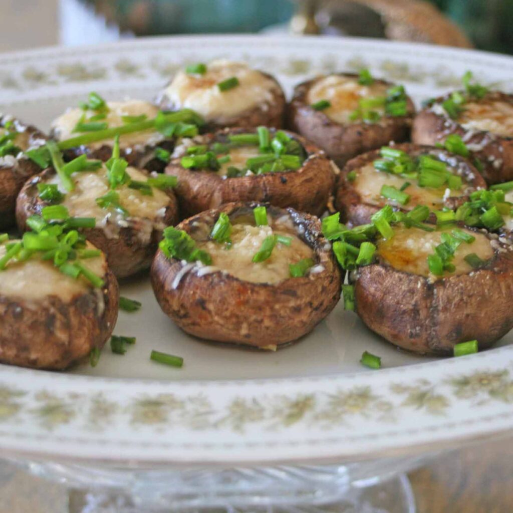 Quail Egg Stuffed Mushrooms Recipe