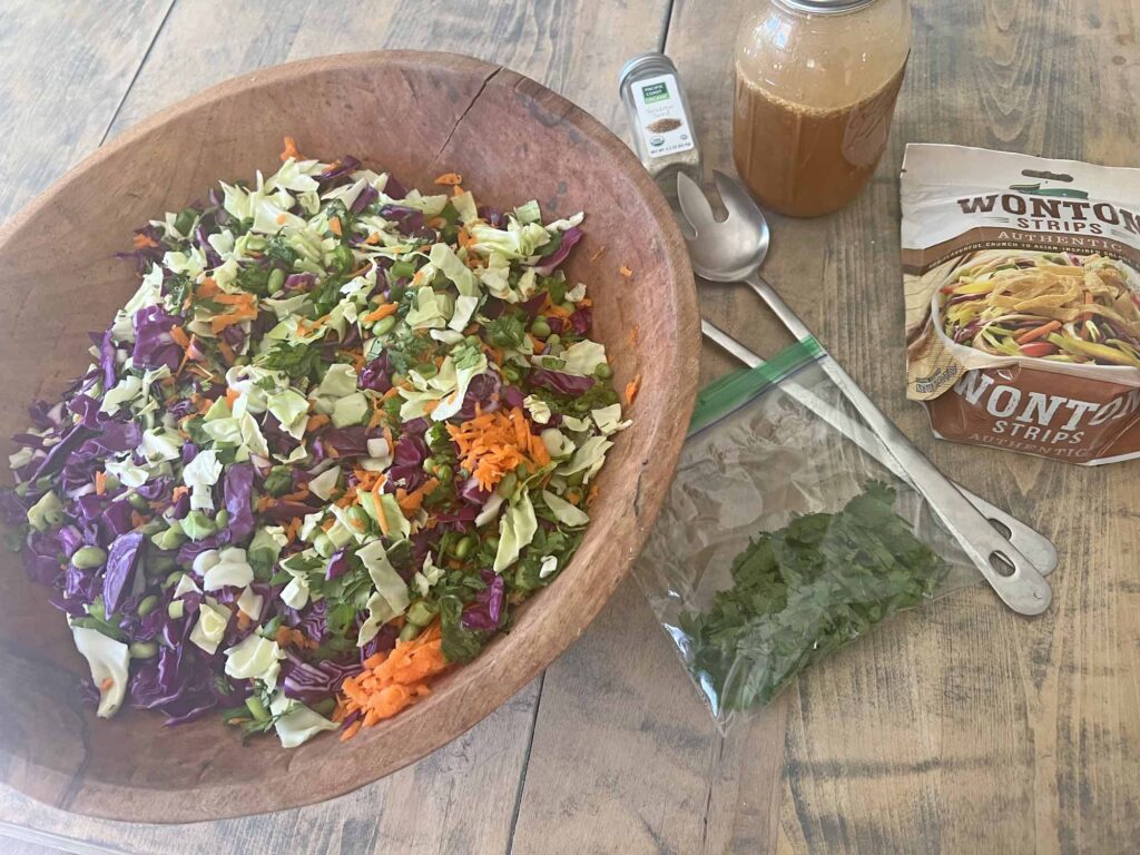 Asian Slaw Easter at the Browns