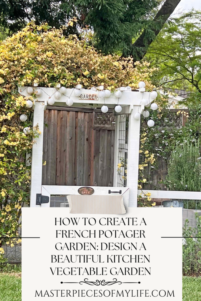 French Potager Garden Guide Pinterest