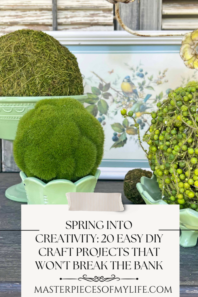 Spring into Creativity: 20 Easy Crafts Pinterest