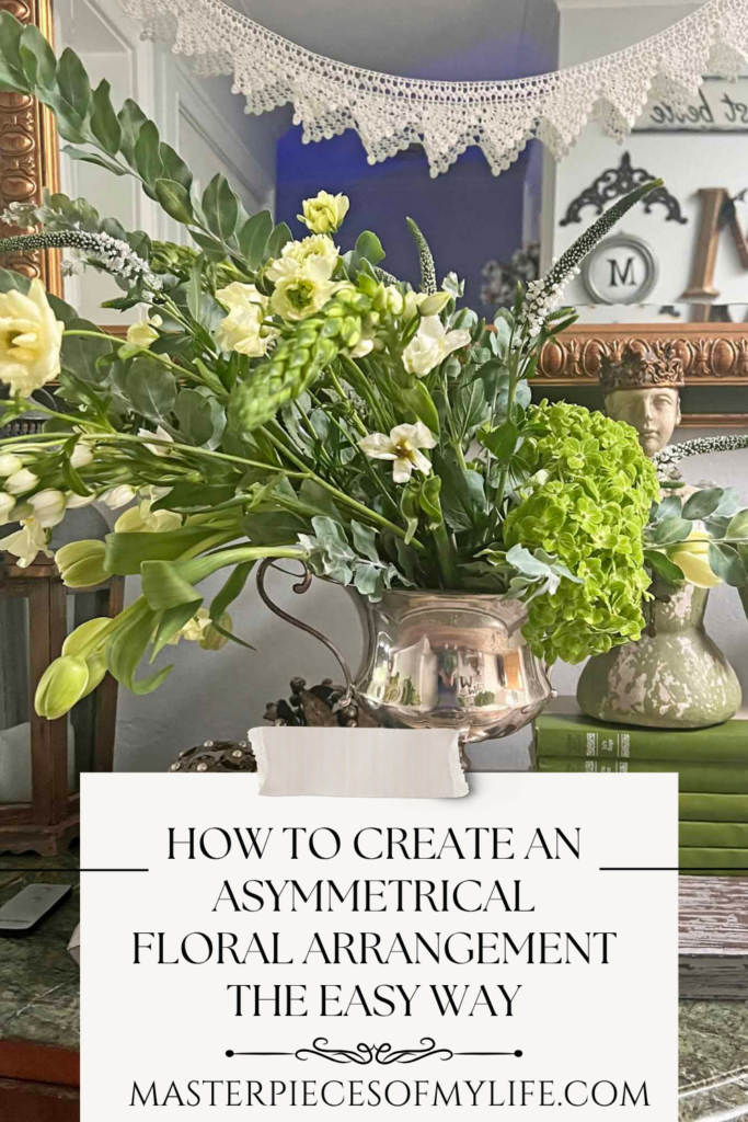 How to create an asymmetrical arrangement the easy way Pinterest