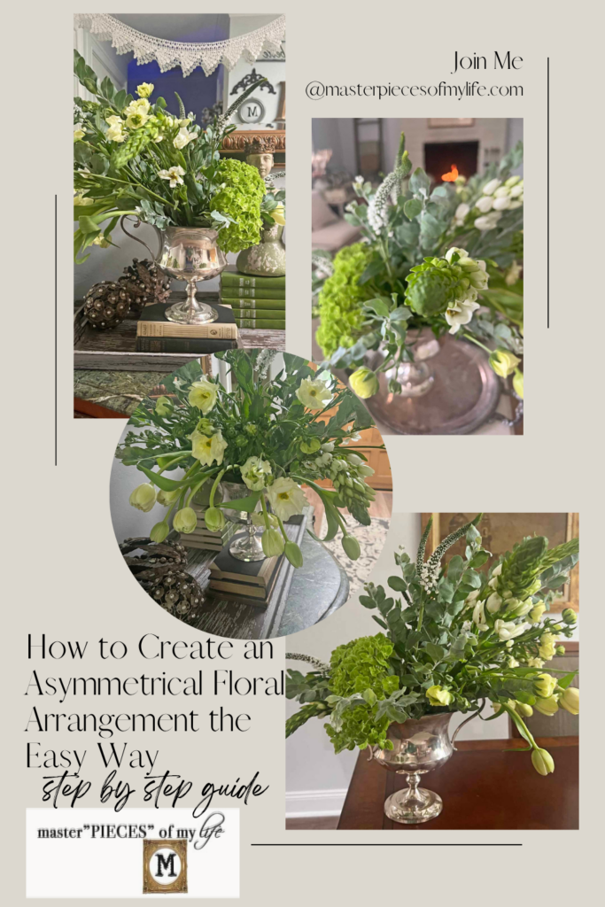 How to create an asymmetrical arrangement the easy way Pinterest