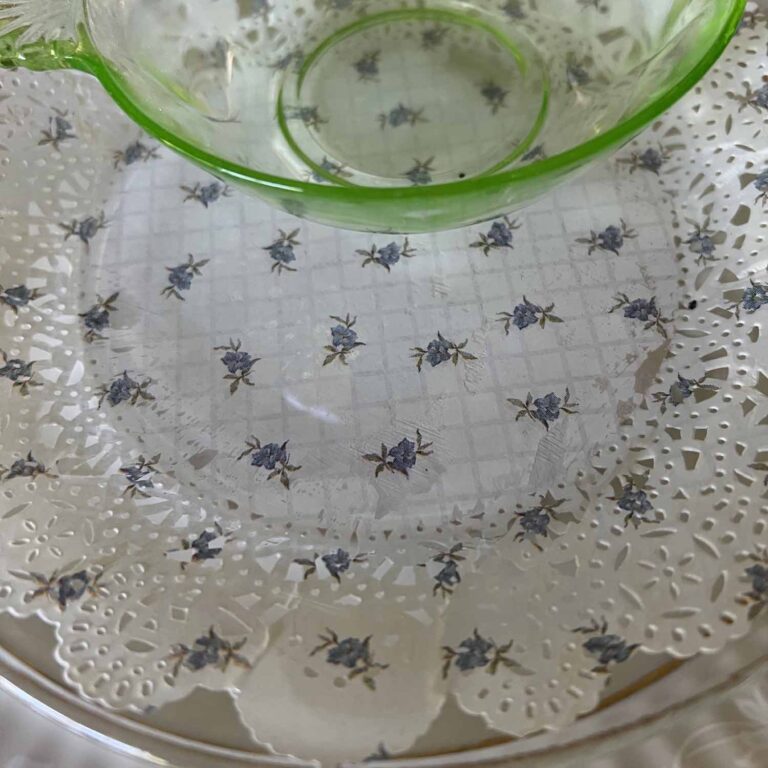 Doily Glass Plate DIY Hack: Get the Terrain Look for Less