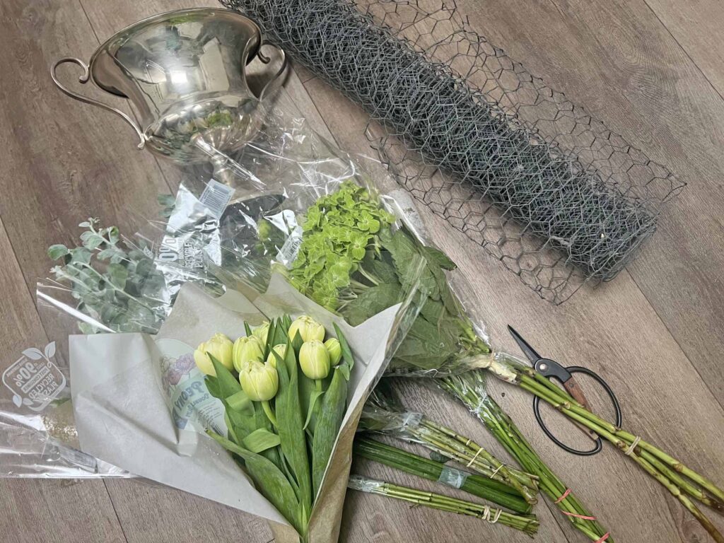 How to build an asymmetrical arrangement the easy way supplies