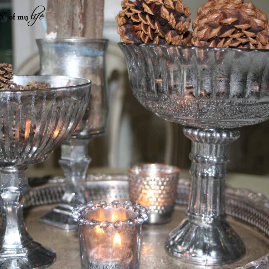 Mercury glass DIY Ballard Designs dupe