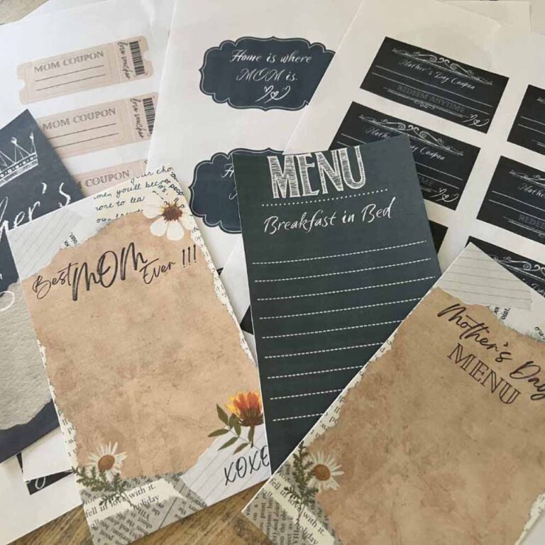 Free Personalized Mother’s Day Printables: Print at Home (Easy, Affordable & Heartfelt)
