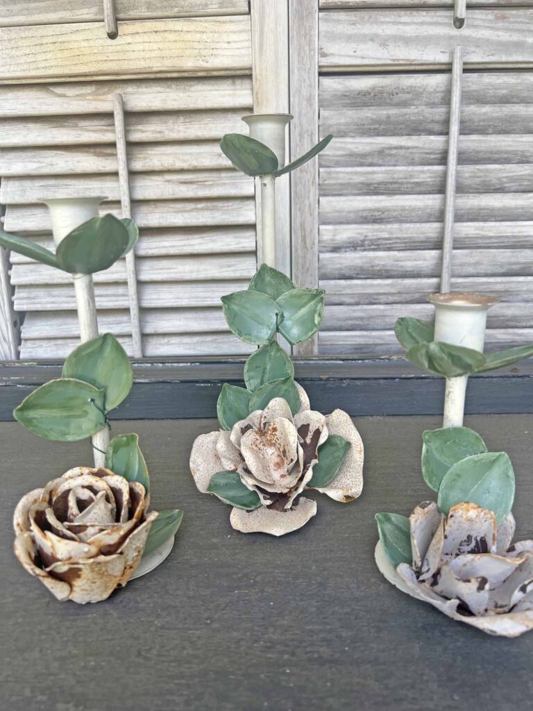 Learn How to Easily DIY the Floral Metal Tole Look: Anthropologie Inspired