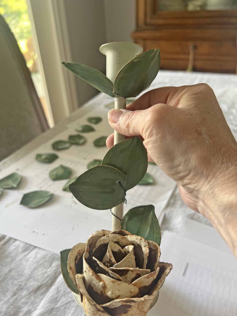 Learn How to Easily DIY the Floral Metal Tole Look: Anthropologie Inspired complete