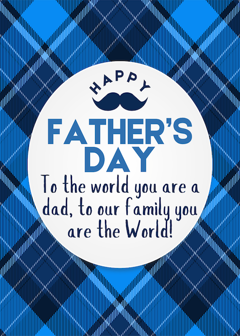 Free Personalized Father's Day Printables: Print at Home (Easy, Affordable & Heartfelt) - Card
