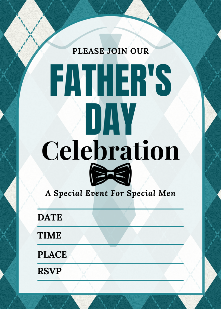 Free Personalized Father's Day Printables: Print at Home (Easy, Affordable & Heartfelt) - Invitation