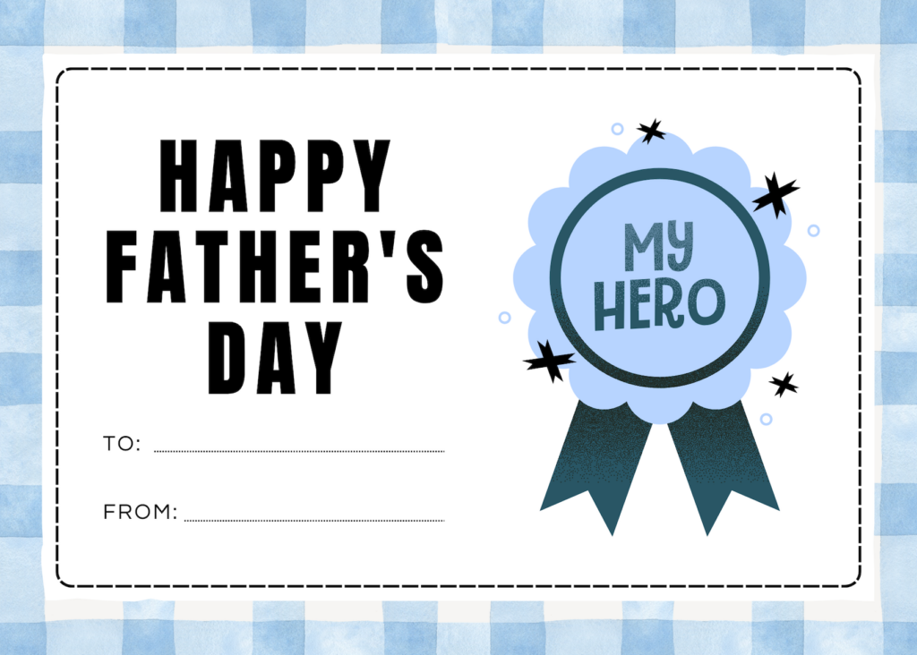 Free Personalized Father's Day Printables: Print at Home (Easy, Affordable & Heartfelt) - Tag
