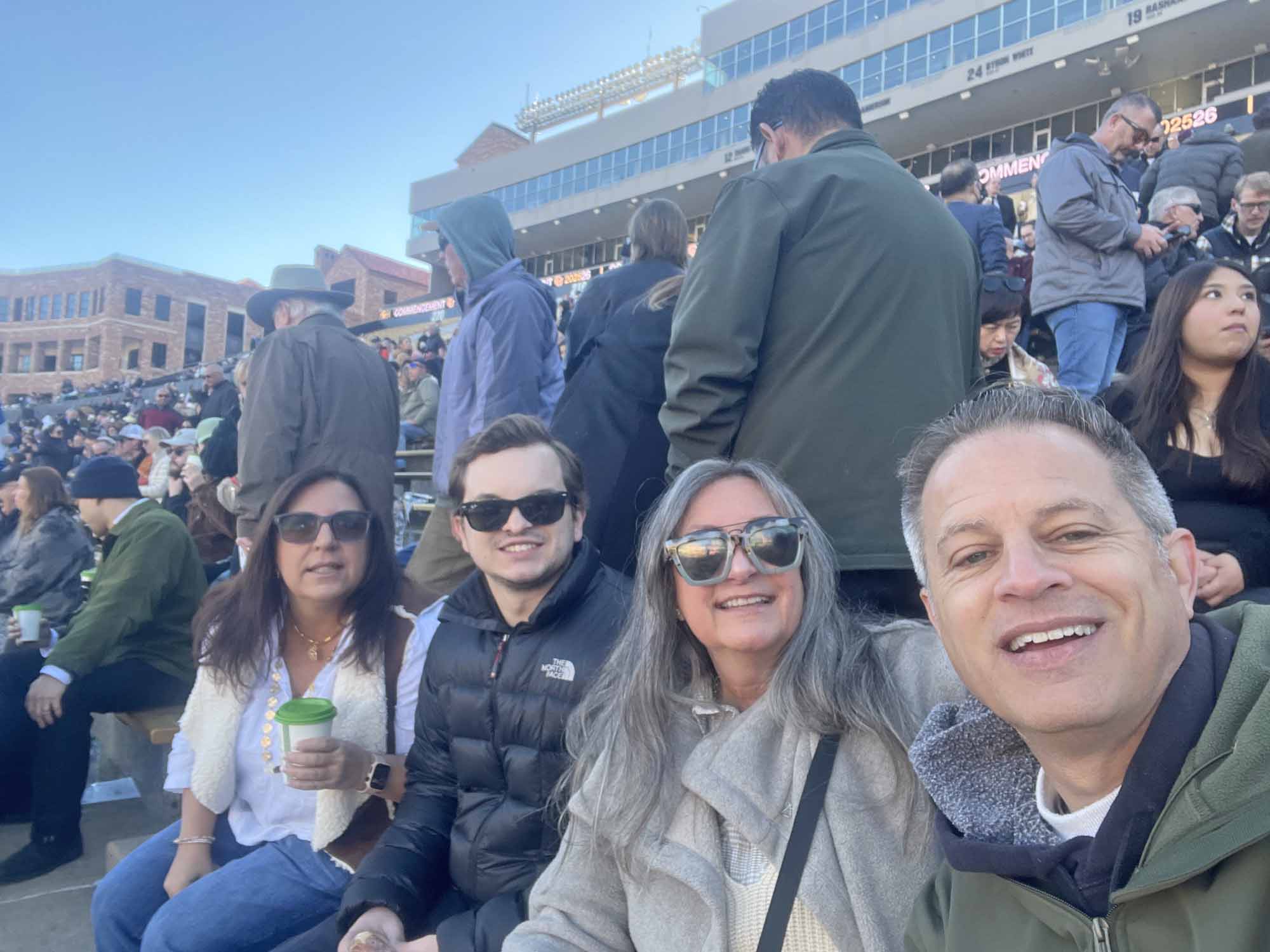 Levi's Graduation CU Boulder Folsom Field Stands