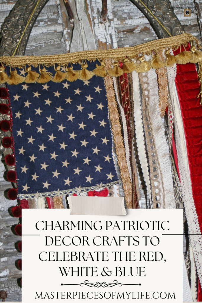 charming patriotic decor crafts to celebrate the red, white and blue Pinterest