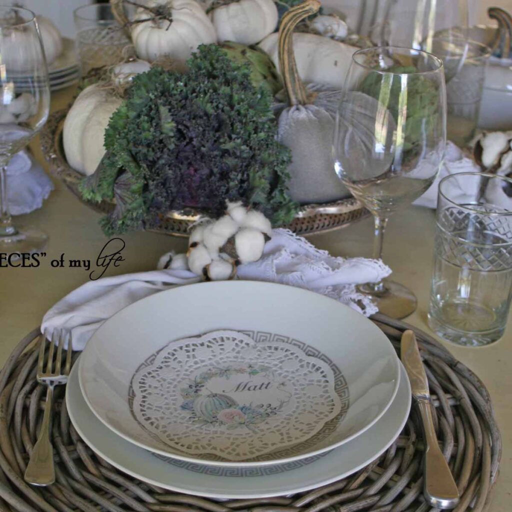 How to Set a Classic Legacy Honored Dining Table - early fall tablescape