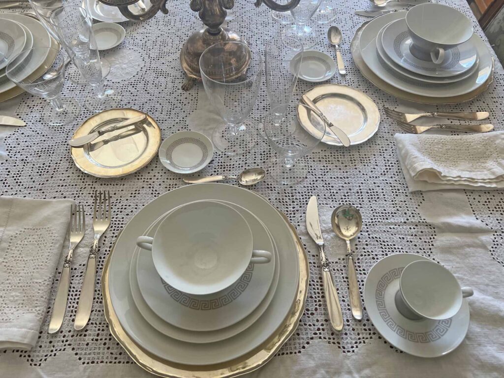 How to Set a Classic Legacy Honored Dining Table full place setting