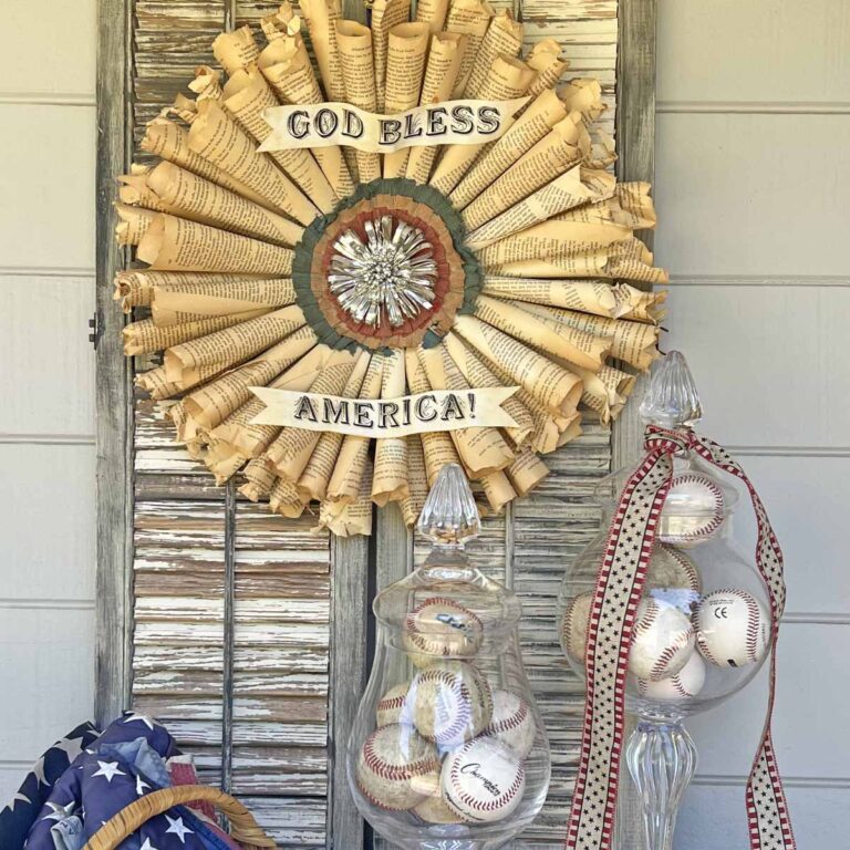 Charming Patriotic Decor Crafts to Celebrate the Red, White & Blue