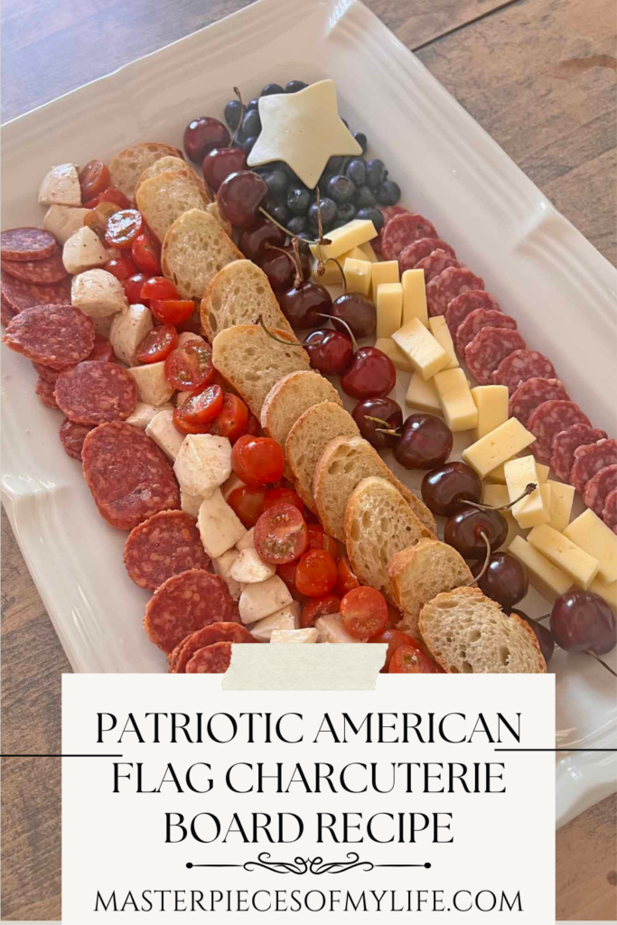 American flag charcuterie board recipe Pinterest