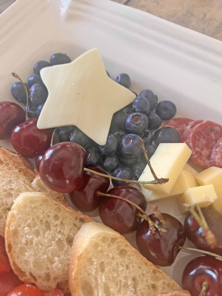 American flag charcuterie board recipe star on union close-up