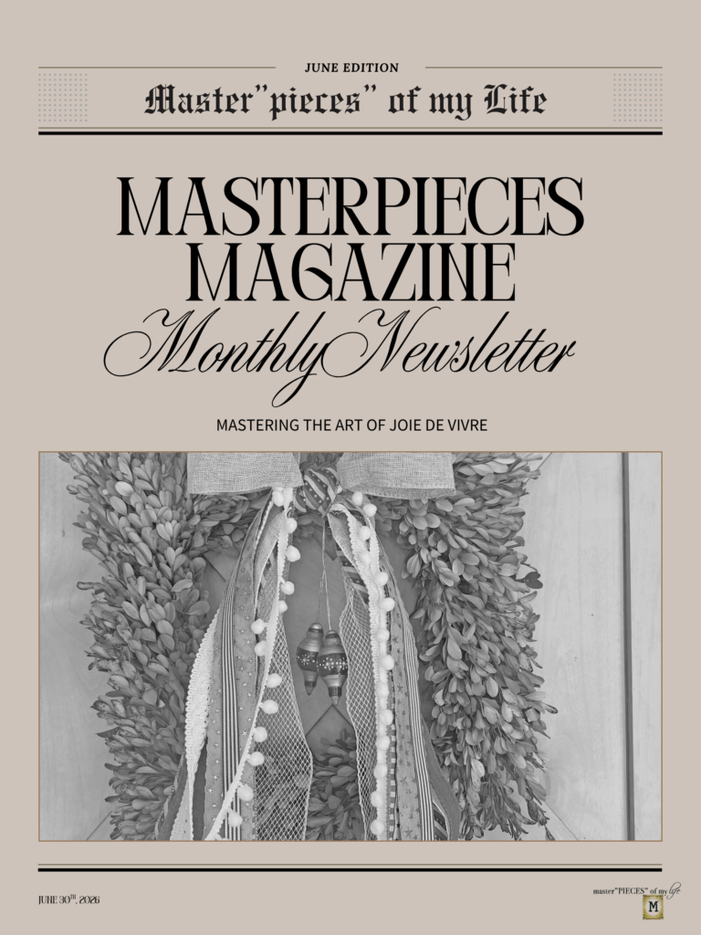Masterpieces Magazine newsletter June 2026