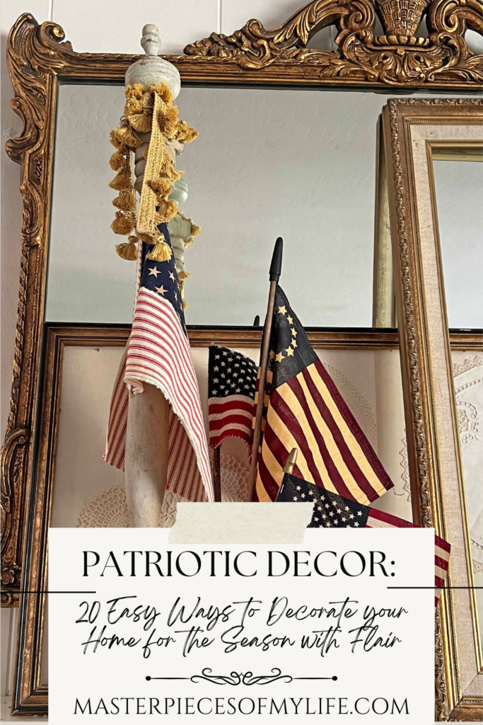 Patriotic Decor: 20 easy ways to decorate your home for the season with flair Pinterest