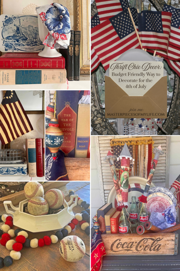 Thrift Chic Decor: Budget friendly way to decorate for the 4th of July Pinterest