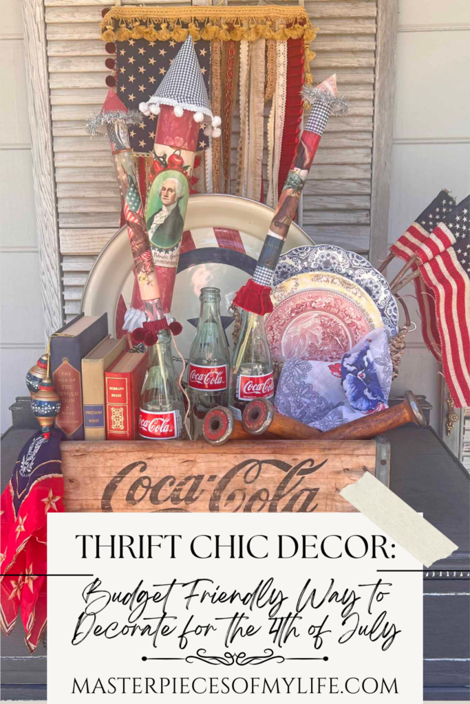 Thrift Chic Decor: Budget friendly way to decorate for the 4th of July Pinterest
