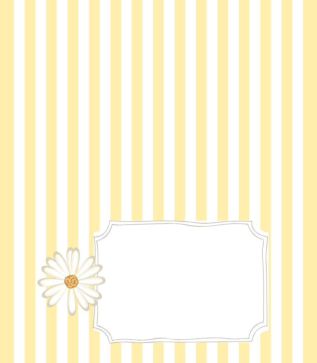 Daisy Place Card