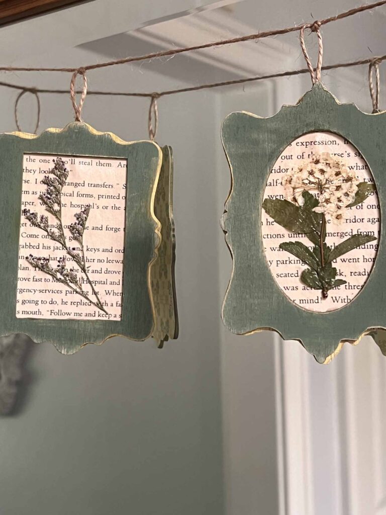 Summer craft: Botanical pressed flower garland DIY