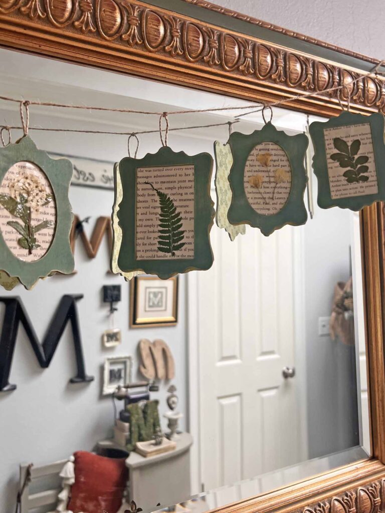 Summer craft: Botanical pressed flower garland DIY