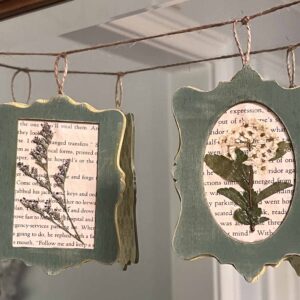 Summer craft: Botanical pressed flower garland DIY