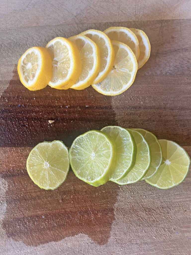 how to create a pretty pest repellent bowl sliced citrus