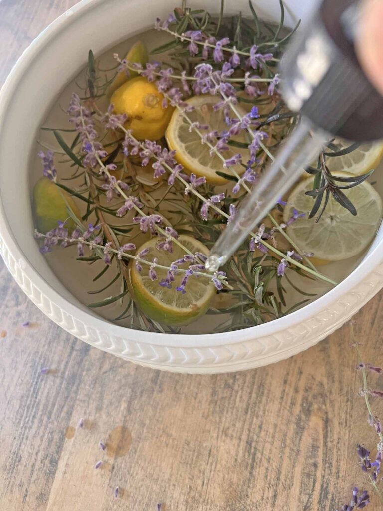 how to create a pretty pest repellent bowl supplies adding scented oil