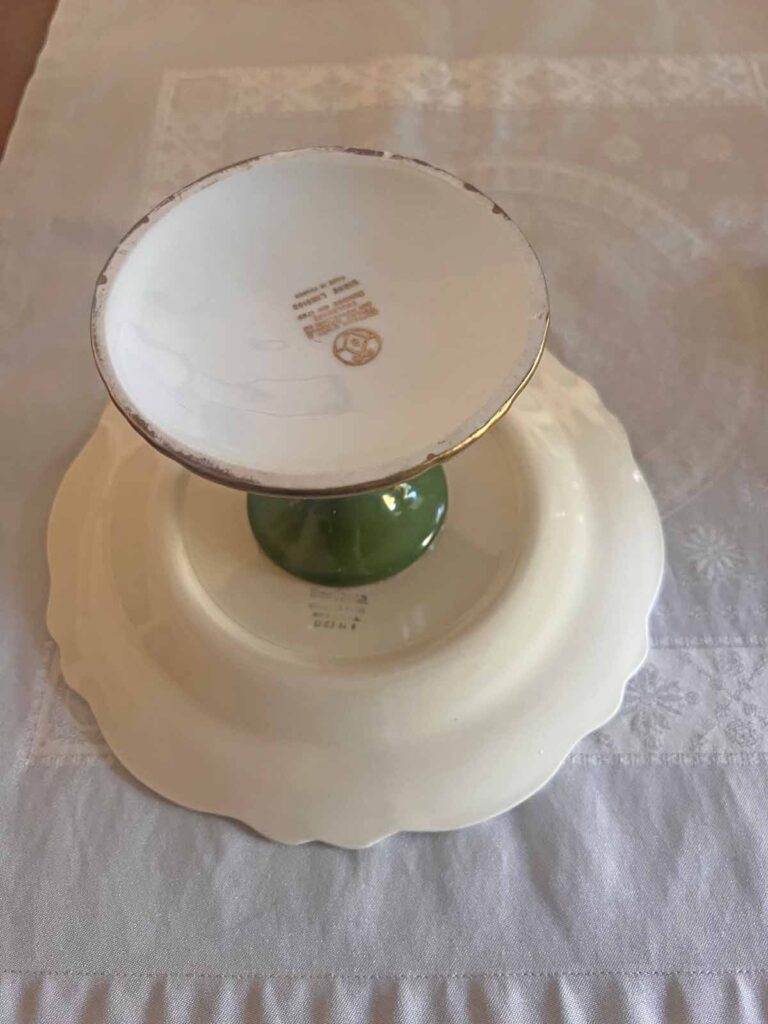 DIY Amazing Pedestals: The thrifted plate glow-up adhesive setting inverted pedestal
